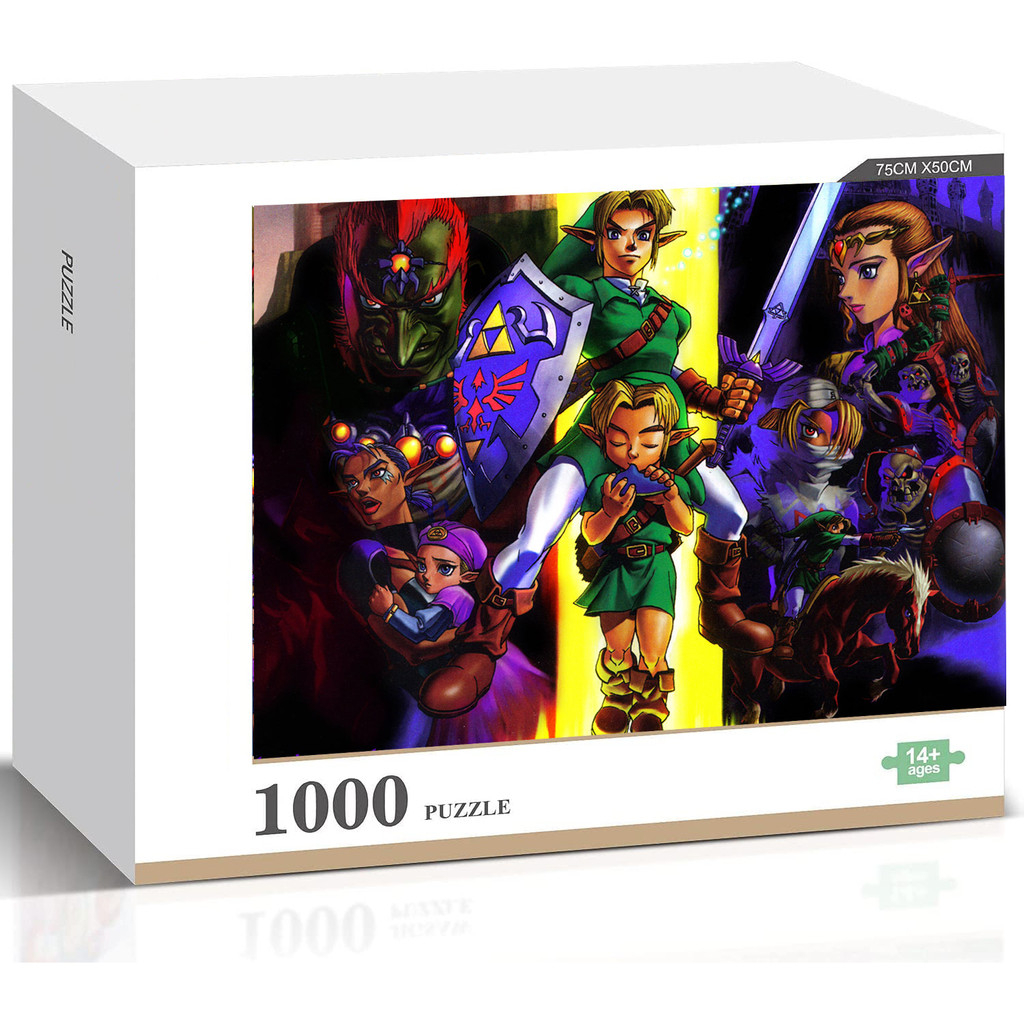 The Legend of Zelda: Ocarina of Time Jigsaw Puzzle ชุดไม้ของขวัญตกแต่งบ้าน