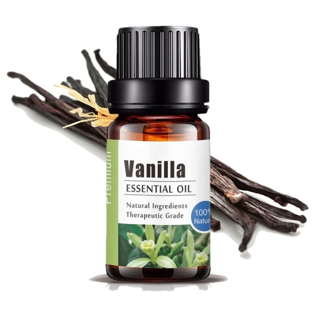 Aliztar 100% Vanilla Essential oil 10 ml. น้ำมันหอมระเหยวนิลา - น้ำมันหอมอโรม่า ออยโอโซน น้ำมันหอมธรรมชาติ อโรมาออย a...