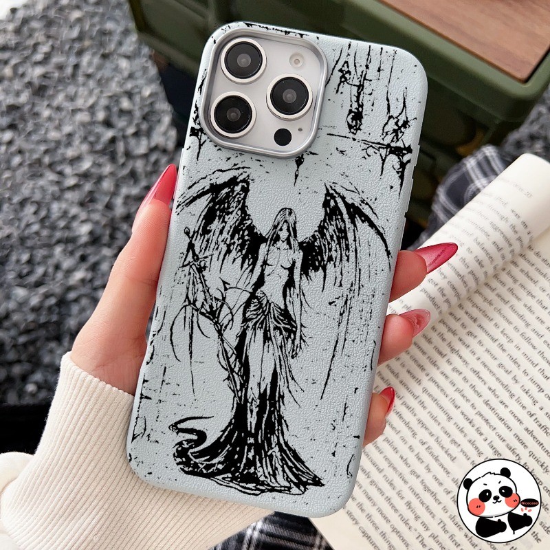 สไตล์โกธิคปลอกหนัง PU สําหรับ OPPO A5 Pro A80 A60 A40 A40M A3 Pro A3X A79 5G 4G ปกน่ารัก Cool อะนิเมะกันกระแทกกรณีโทรศัพท์นุ่ม
