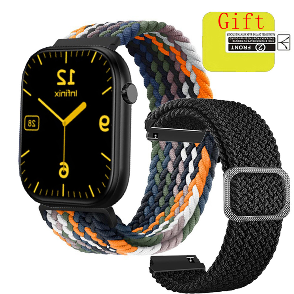 Infinix XWatch H4 สายไนลอนสําหรับ Infinix XWatch 3 สายนาฬิกาสร้อยข้อมือกีฬาอุปกรณ์เสริม