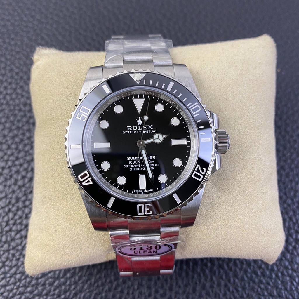 ROLE Clean Factory Submersible Swiss 3135 Movement ขนาด 40mm Sapphire Mirror 904 สายเหล็ก