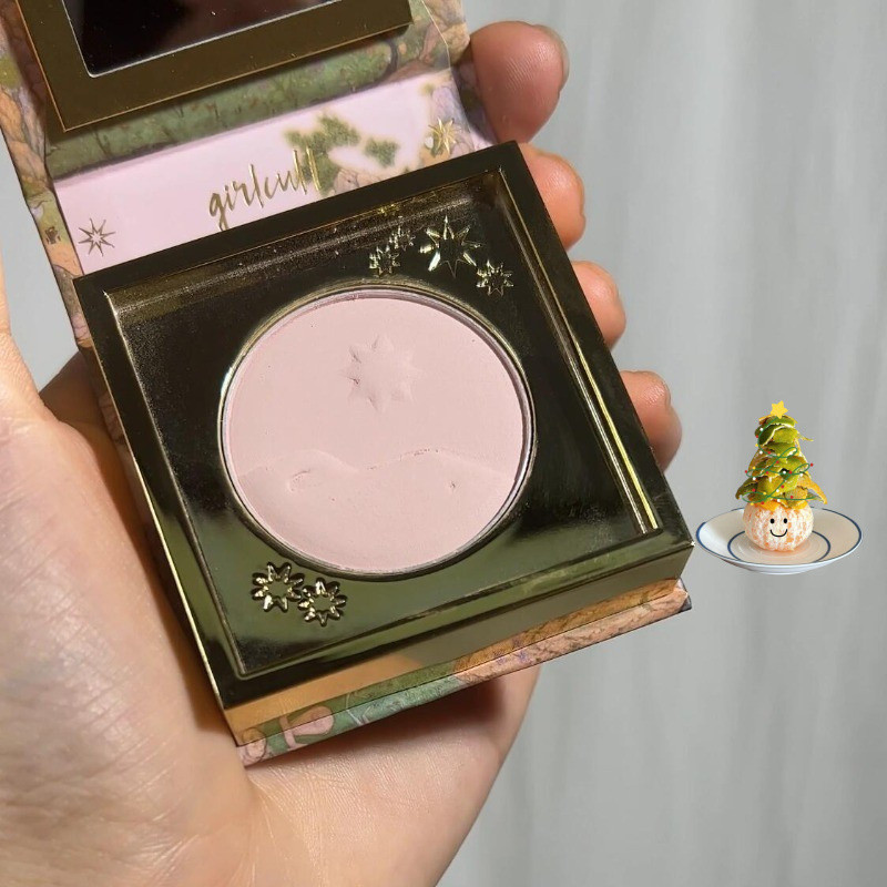 【จือซิน 👄】 Girlcult ไฮไลท์ Peach Blossom Source Brightening Face Expansion แมตต์ รีทัช บลัชออน