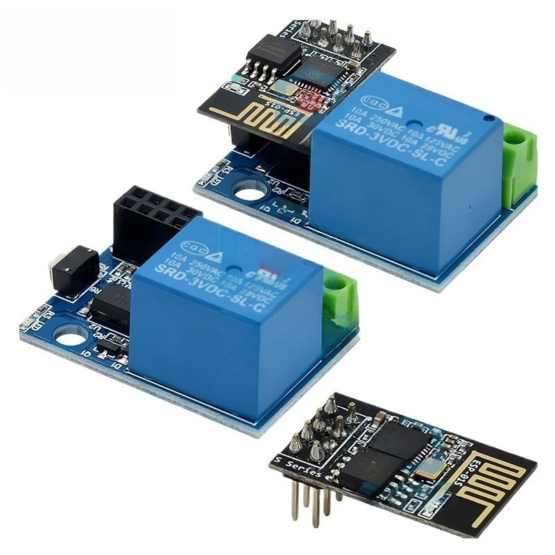 ESP8266 ESP-01/01S 5V WiFi รีเลย์โมดูลสิ่งที่สมาร์ทรีโมทคอนโทรลสวิทช์โทรศัพท์ APP ESP01 ESP-01 โมดูล