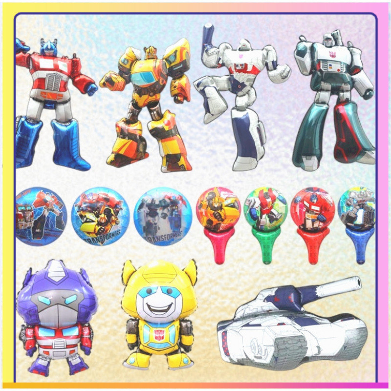 [ลูกโป่ง Transformers] Autobot ตกแต่งวันเกิด wgex