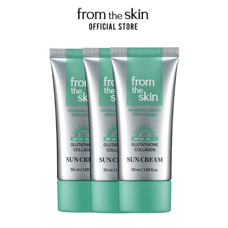 [OFFICIAL STORE] จากผิว GLUTATHIONE COLLAGEN Sun Cream 50ml(3pcs)