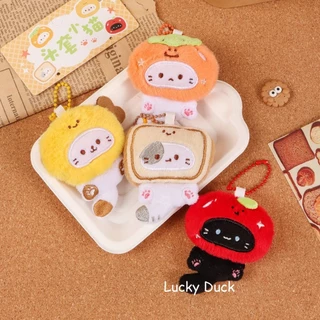 🔥พร้อมส่ง🔥พวงกุญแจตุ๊กตาน่ารัก พวงกุญแจคู่แฟน ห้อยกระเป๋า ตุ๊กตาญี่ปุ่น นุ่มนิ่ม ลายการ์ตูนน่ารัก