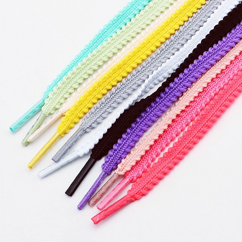 คู่แฟชั่นเชือกผูกรองเท้าแบนสำหรับรองเท้าผ้าใบ ขนาด 120/140/160 ซม. อุปกรณ์เสริมรองเท้า Women Men