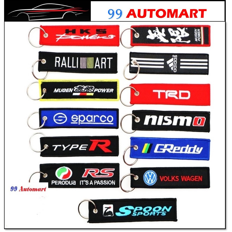 พวงกุญแจ พวงกุญแจ KAIN PERODUA TOYOTA VOLKSWAGEN HKS SPOON RALLIART MUGEN GREDDY TRD RALLIART NISMO 