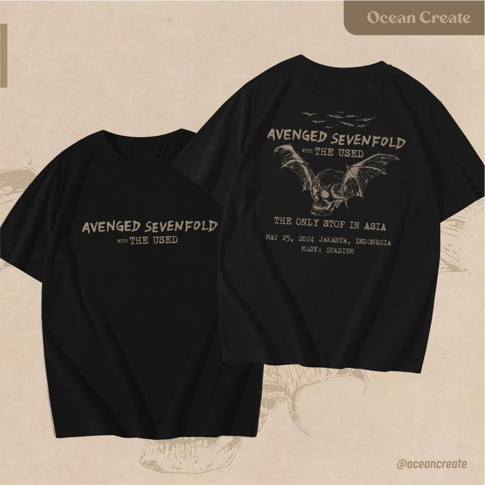 เสื้อยืดทัวร์ Avenged Sevenfold A7X