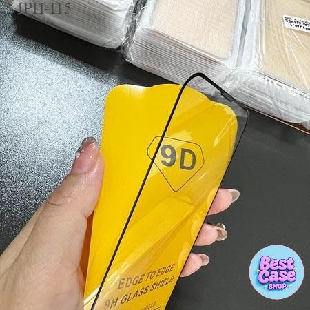 🔥9D🔥  iPhone 16 15 14 13 12 11 X XS XR 7 8 6 SE Mini Plus Pro Max 2020 2022 ฟิล์มกันรอย ฟิมล์กระจกเต็มจอ ฟิม Film