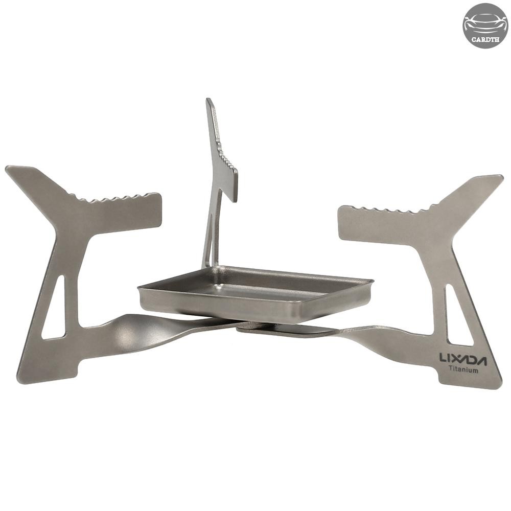 Fast Shipping Lixada Ultralight Folding Camping Titanium Solidified เตาแอลกอฮอล์ 14g