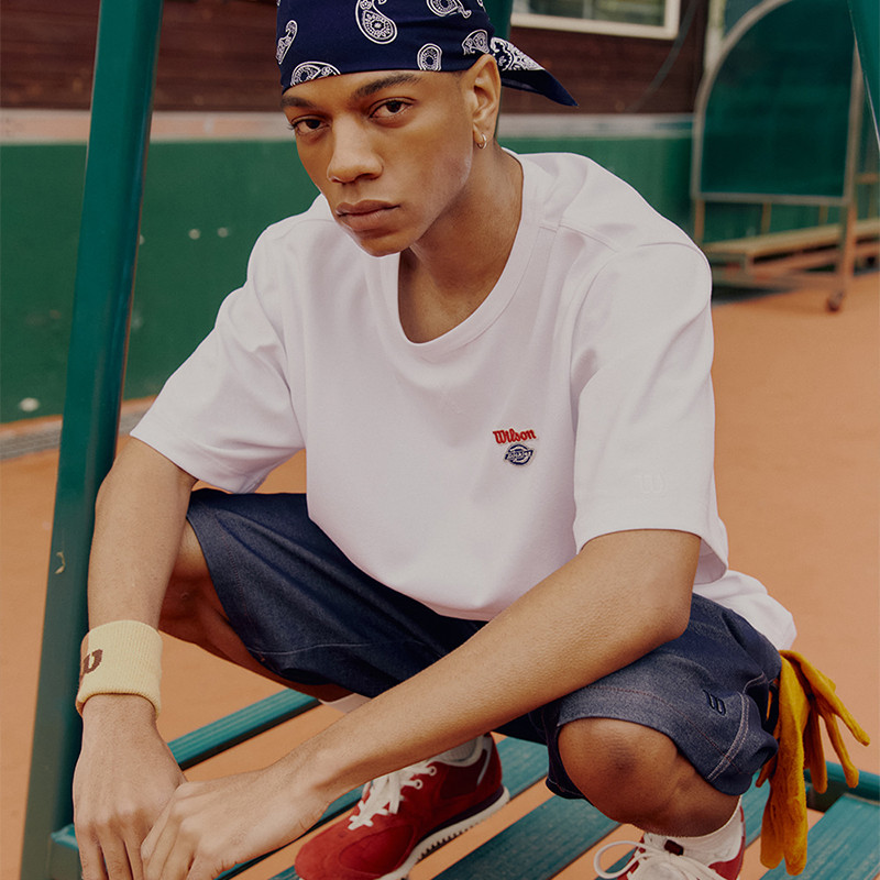 ReadystockWilson x Dikies New High Beauty Sports Short Sleeve Mens Style