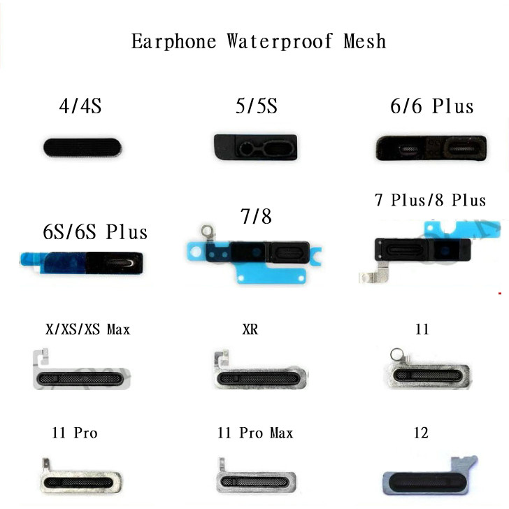 สําหรับiPhone 4 4s 5 5s 6 6s 7 8 X XS XS 11 12 13 14 Max Pro Plusหูฟังลําโพงป้องกันฝุ่นสุทธิป้องกันฝุ่นป้องกันฝุ่นซ่อมตาข่ายเปลี่ยนชิ้นส่วน
