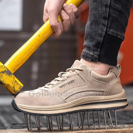 Safety shoes รองเท้าเซฟตี้ หนังแท้ หัวเหล็ก ระบายอากาศดี รูปที่ 3