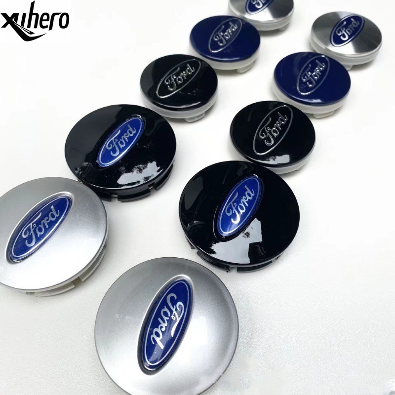 4PCS 54mm เหมาะสําหรับ Ford hubcap ฝาครอบกลาง Fiesta EcoSport Ford MONDEO CHIA-X FOCUS ESCORT Kuga ล้อ