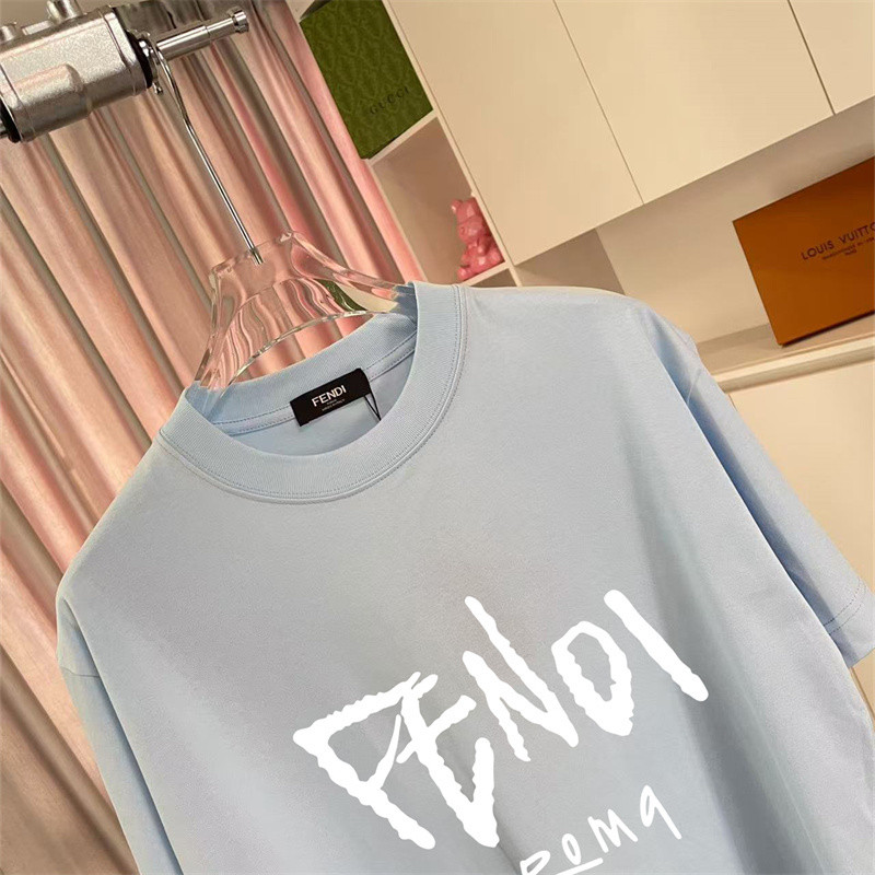 เสื้อยืดแขนสั้นทรงหลวม พิมพ์ลายตัวอักษรสไตล์เรียบง่าย สำหรับทุกเพศ - รูปที่ 2