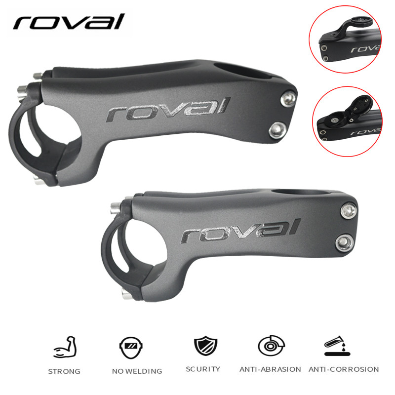 ก้านคาร์บอนสีดํา จักรยาน road mtb Stem -6°-17° จักรยานเสือภูเขา Mtb 70/800/90/100/110/120/130 มม. แผนที่จักรยานกรอบชิ้นส่วนแฮนด์