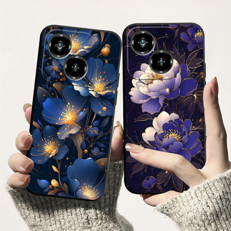 สําหรับ ZTE Blade A35E A35 กรณีกันกระแทกซิลิโคนนุ่มปกป้องเคสโทรศัพท์สําหรับ ZTE Blade A55 A75 แฟชั่น