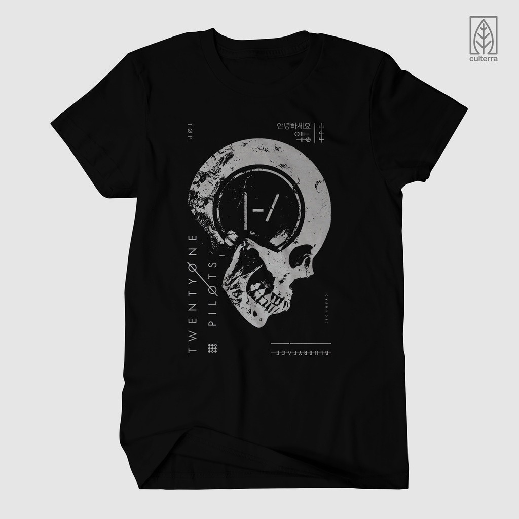 เสื้อยืดวงดนตรี / เสื้อยืด TWENTY ONE PILOTS / 21PILOTS GREY / ROCK METAL MUSIC CLOTHES / รุ่น MONO