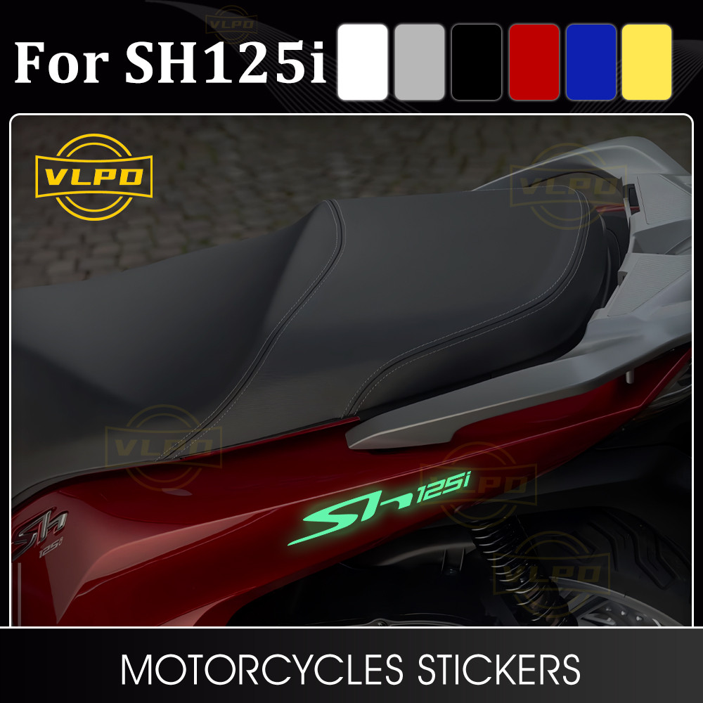สติกเกอร์รถจักรยานยนต์รูปลอกกันน้ําสําหรับ Honda SH125i สติกเกอร์ SH 125 i SH125 125i ฟรีที่กําหนดเอ