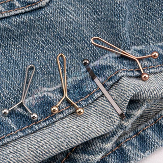 R.H. 8ชิ้น/set คลิปกิ๊ฟยึดเอว แบบโลหะเพื่อลดขนาดเอว DIY ปรับรอบเอว / ขากางเกง waist invisible clip