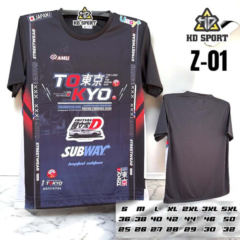 เสื้อกีฬาพิมลาย มีไซส์ใหญ่5XLเสื้อกีฬาคอกลม Z-01 ตัวใหม่ล่าสุด สวย ราคาถูก พร้อมส่ง
