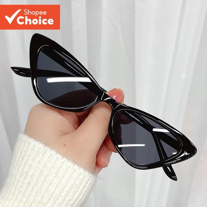 แว่นกันแดด Retro Cat Eye - Unisex Small Frame UV400 Vintage Shades