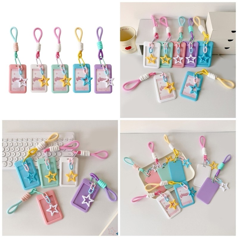 Time* Photocard Holder พวงกุญแจ Photo Card Holder Protector ID Card Holder พวงกุญแจ