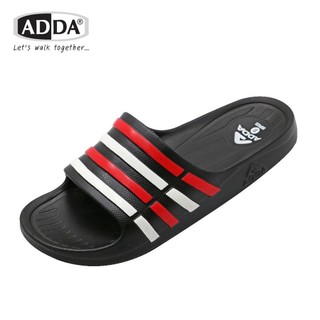 ADDA 55R03 แท้! รองเท้าแตะชาย แบบสวม แถบ 3 สี พื้นฉีดสำเร็จ ทนทาน กาวไม่หลุด พร้อมส่ง!