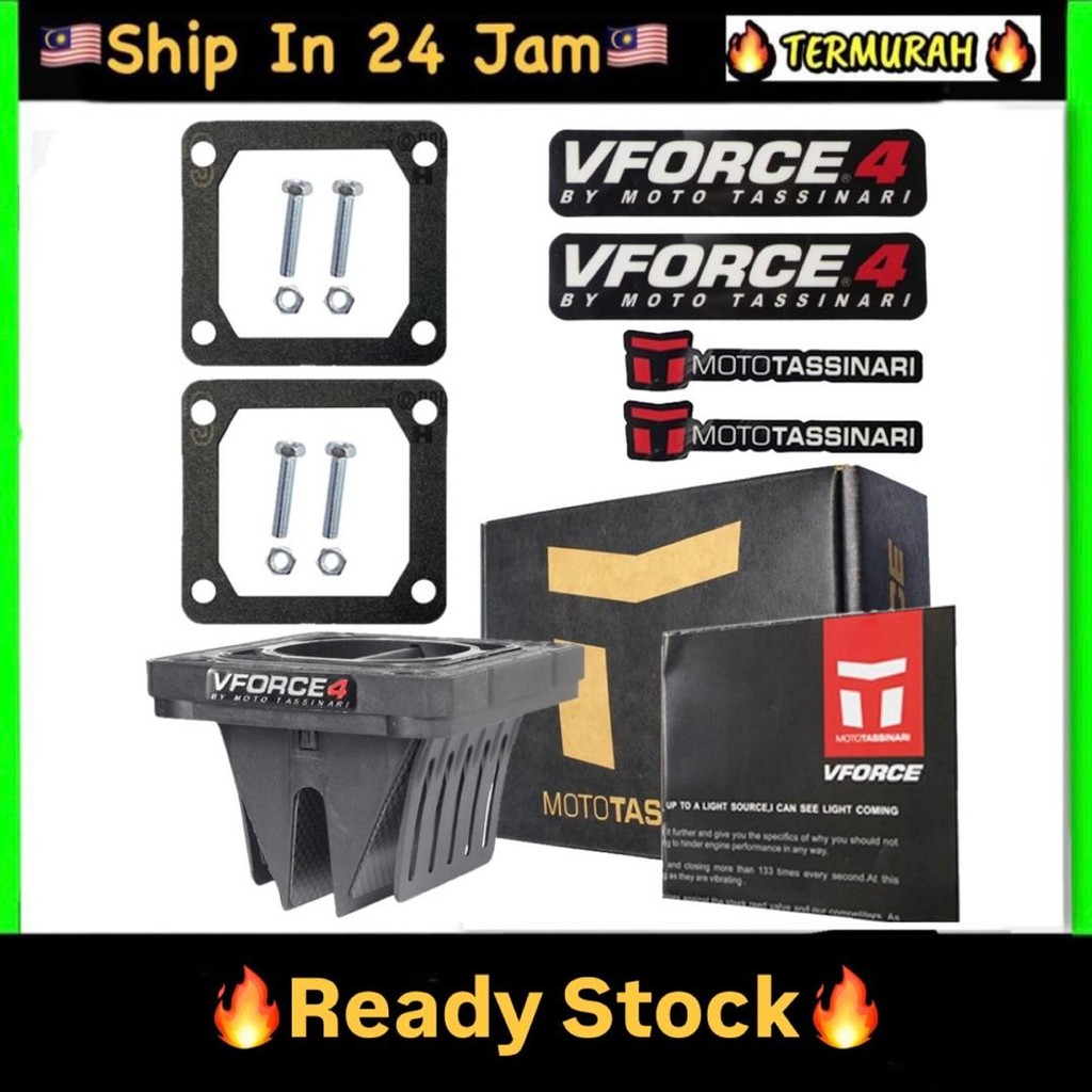 VFORCE4 รีเซ็ตวาล์ว V FORCE 4 REEDVALVE RACING สําหรับ YAMAHA Y125 125Z Y125Z 125ZR Y125ZR / RXZ 135