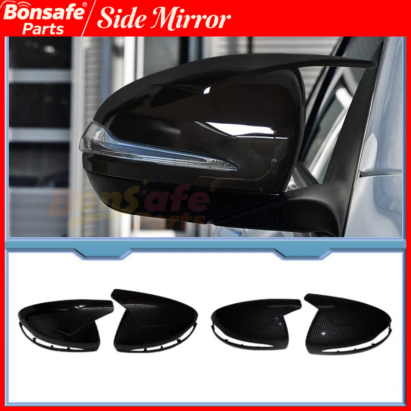 สไตล์เปลี่ยนรถเดิมMercedes Benz W205 W213 W238 W463 W222 C217 C253 X205 W253 X253 คุณภาพสูงคาร์บอนด้านข้างฝาครอบกระจกอุปกรณ์เสริมการปรับเปลี่ยนรถ