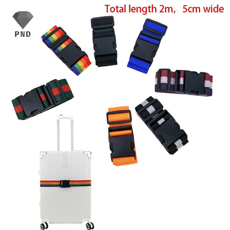 PND 2M Rainbow รหัสผ่านล็อคบรรจุกระเป๋าเดินทางกระเป๋ารหัสผ่านล็อคสายคล้องคอ Baggage เข็มขัด raoog