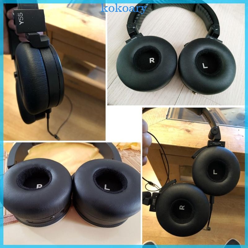 KOK ได้อย่างง่ายดายเปลี่ยนแผ่นรองหูฟังสําหรับลําแสงศีรษะสําหรับ Y50 Y50BT หูฟังหนาโฟมครอบคลุมอุปกรณ์ประกอบฉากแขน