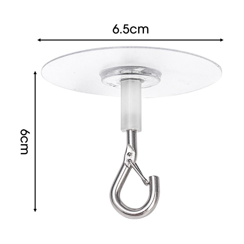 ตะขอแขวนเพดาน Self Stick Heavy Duty Hooks ไม่มีการเจาะห้องครัว Wall Key Hanger สําหรับแขวนพืช Wind Chimes ราคา ถูกที่สุด ดีลบีเคเค แกลเลอรีภาพที่ 9