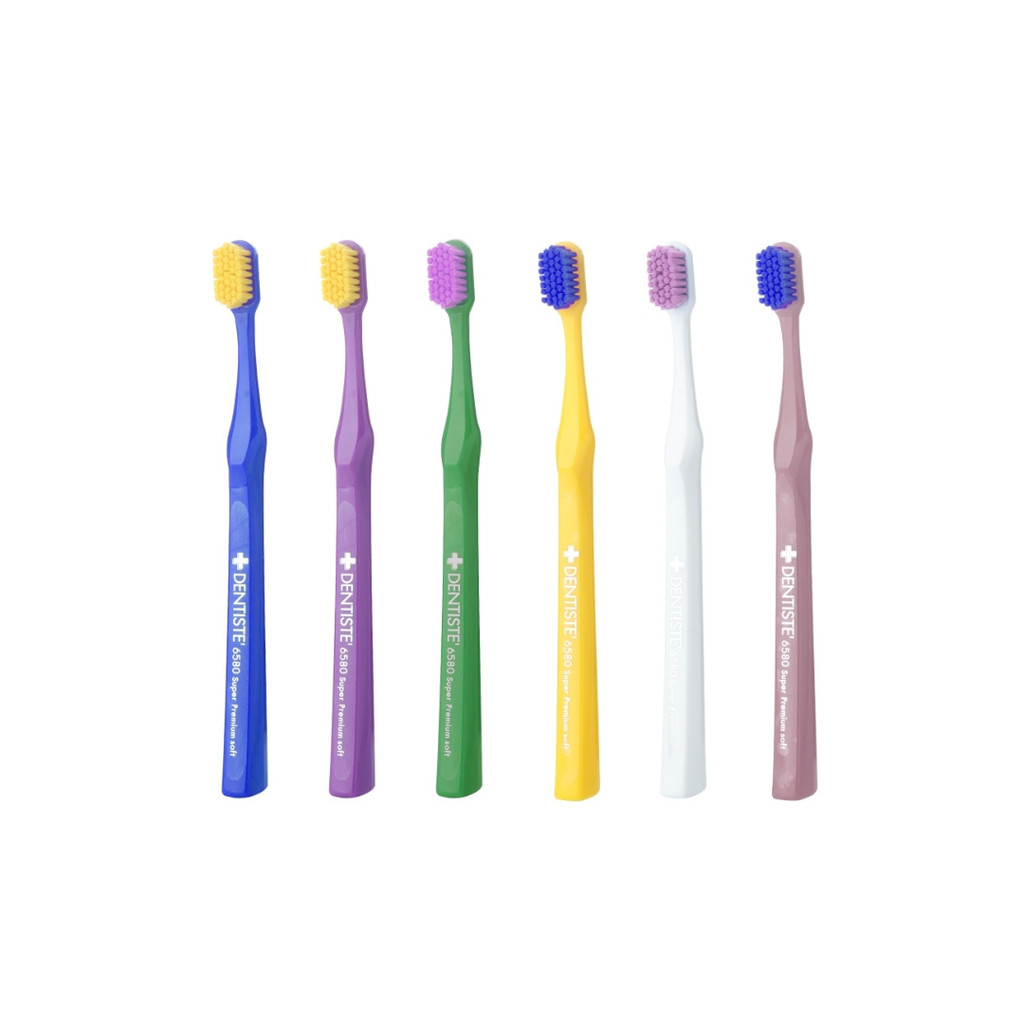 [สินค้าขายดี] Dentiste' 6580 Gum แปรงสีฟัน ป้องกันเหงือกร่น ทำความสะอาดล้ำลึก ขนแปรง 6,580 เส้น มากก