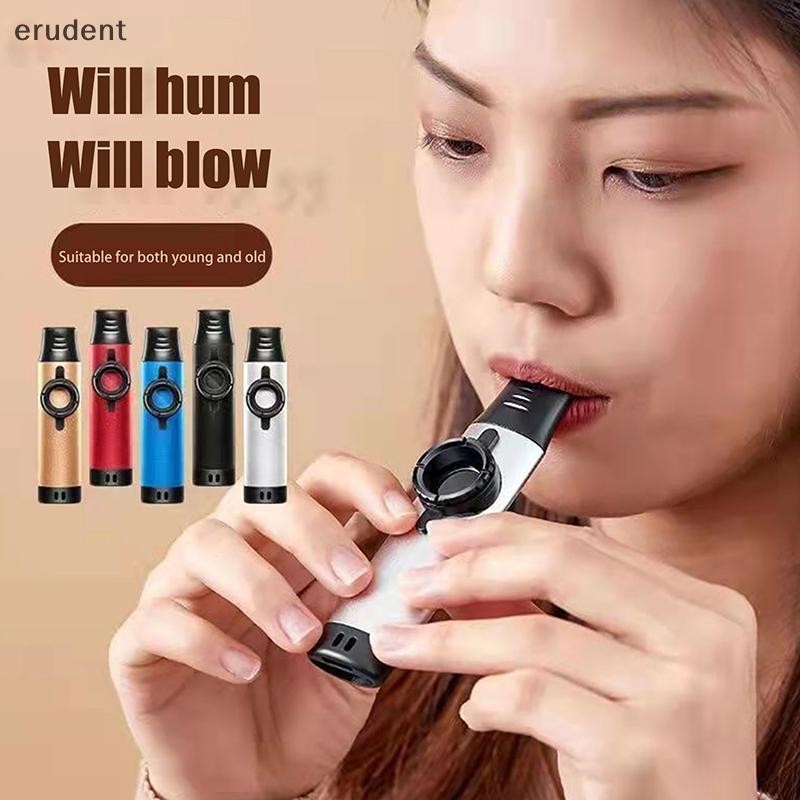 Erudent Kazoo สําหรับผู้ใหญ่เด็ก Kazoo Reusable สําหรับกีตาร์ Ukulele ไวโอลินคีย์บอร์ดเปียโนง่ายต่อการเรียนรู้คนรักดนตรีใหม่