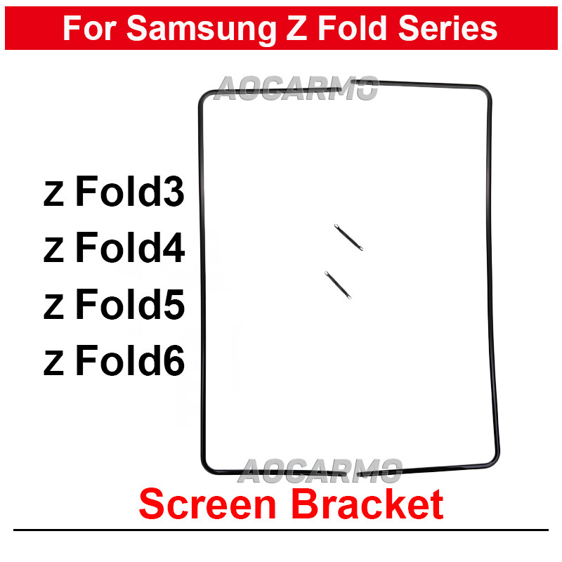 สําหรับ Samsung Galaxy Z พับ 6 5 4 3 Fold6 Z Fold4 ขาตั้งหน้าจอด้านหน้ากรอบกลางจอแสดงผล LCD วงเล็บพลาสติก Hoder ซ่อม