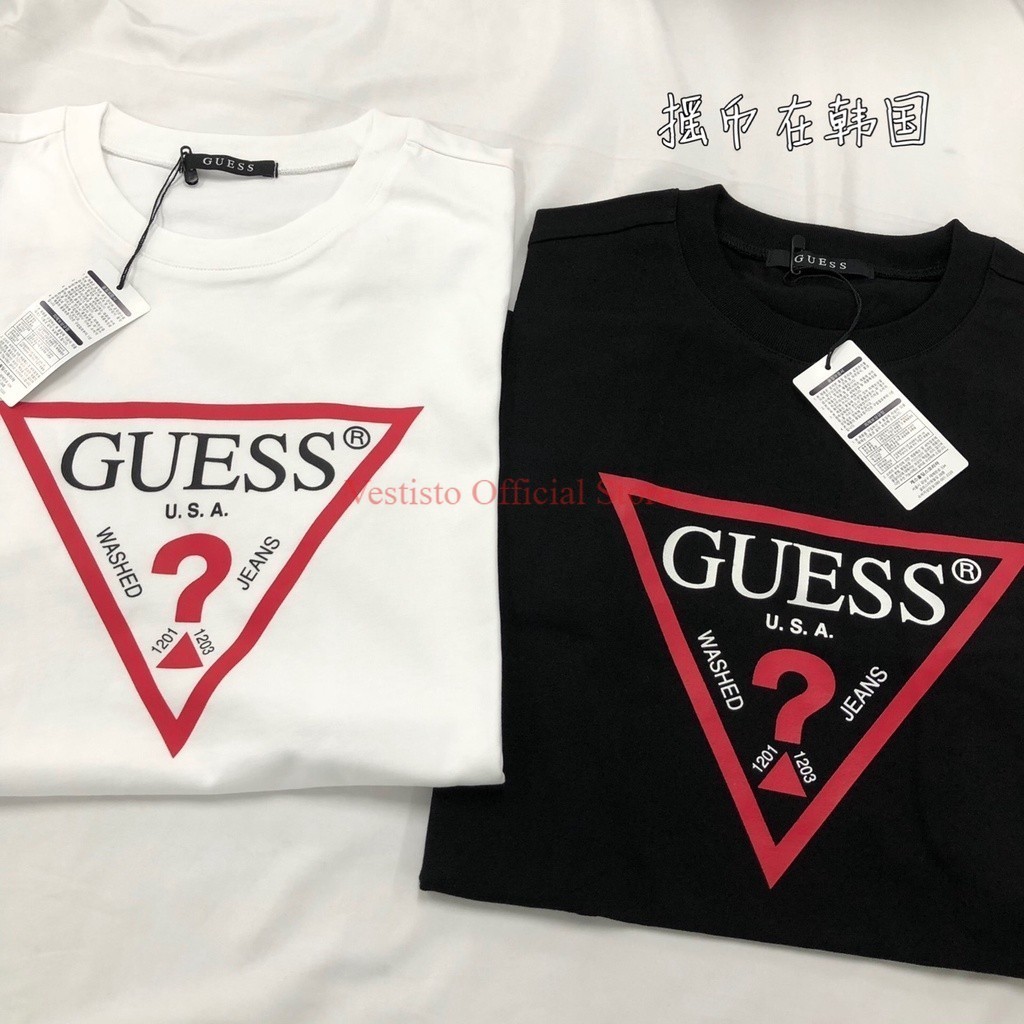 Guess Premium เสื้อยืดผู้ชายและผู้หญิง