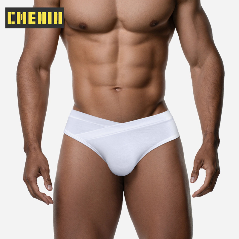 CMENIN Modal ชุดชั้นในชายไม่มีรอยต่อต่ําเอว Breathable กางเกงเซ็กซี่สั้น AD323
