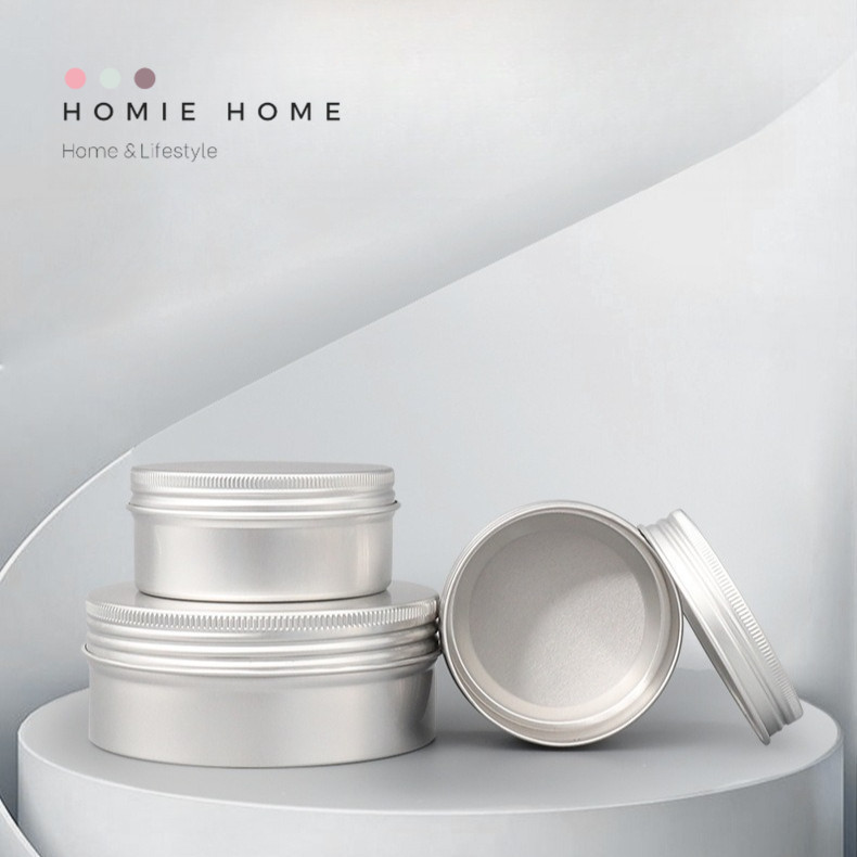 HH-1344 ตลับอลูมิเนียม ใส่ของอเนกประสงค์ มีขนาด 10/15/30/50/100 ml ทนทาน ทำความสะอาดได้ พร้อมส่งจากไทย