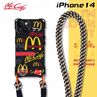 เคสโทรศัพท์มือถือ ซิลิโคน กันกระแทก ลาย McDonalds 14promax 13 12 11 12 11 14 pro max 13