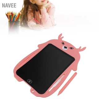  NAVEE แท็บเล็ตการเขียน LCD ขนาด 8.5 นิ้ว ป้องกันดวงตา กระดาษเขียนด้วยลายมือเส้นขยุกขยิกสีสันสดใสสำหรับอายุ