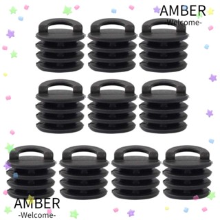 Amber 10 ชิ้น บันจี้ เครื่องมือกีฬากลางแจ้ง เรือแคนู เรือคายัค ตัวหยุด