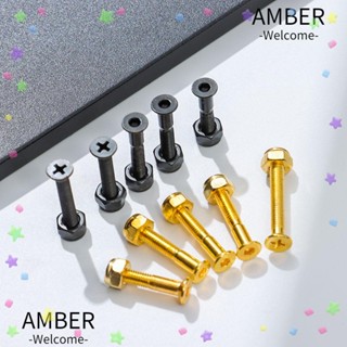 Amber สกรูยึดสเก็ตบอร์ด M5 8 ชุด