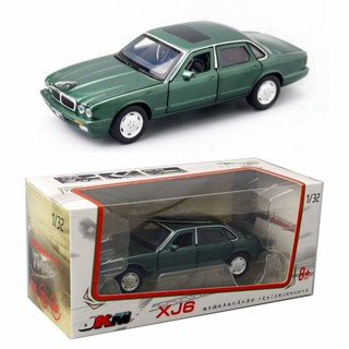 Jkm โมเดลรถยนต์ 1:32 Jaguar XJ6 คลาสสิก มีเสียง และไฟ ของเล่นสําหรับเด็ก