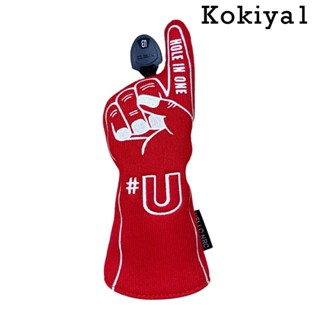 [Kokiya1] ปลอกคลุมหัวไม้กอล์ฟ ผ้าถักนิตติ้ง พรีเมี่ยม