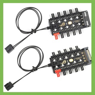 [aigoni.th] บอร์ดควบคุมความเร็วพัดลมระบายความร้อน 1 เป็น 10 4 Pin PWM