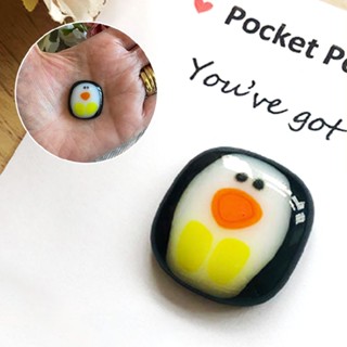 New A Little Pocket Penguin Hug Glass Gift with Greeting Card Cute Animal Gift