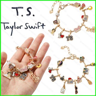 Ganyu ใหม่ Taylor Swift จี้เพลง สร้อยข้อมือ DIY เครื่องประดับแฟชั่น