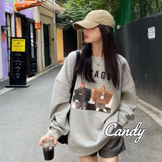 Candy Kids  เสื้อผ้าผู้ญิง แขนยาว เสื้อฮู้ด คลุมหญิง สไตล์เกาหลี แฟชั่น  สวย Trendy Chic High quality A98J2G8 36Z230909